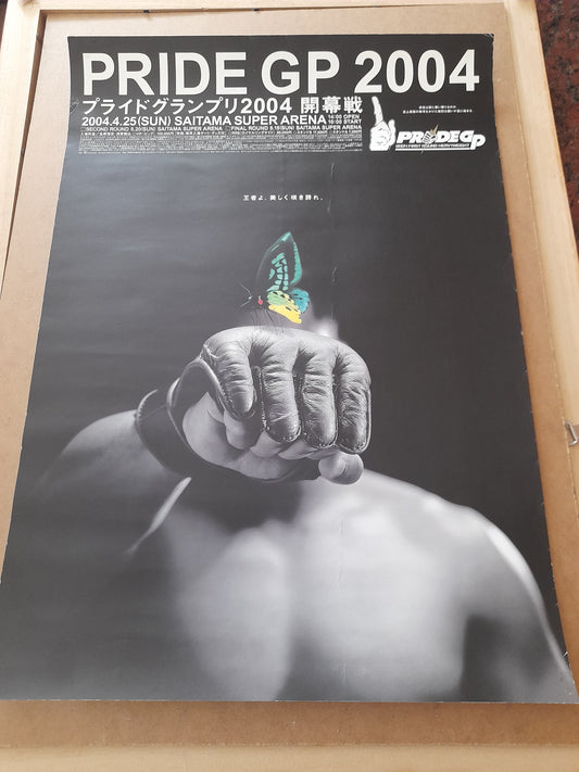 Pride Fighting Championship 2004 GP - "Butterfly" - Official Event Poster - Japanese Version