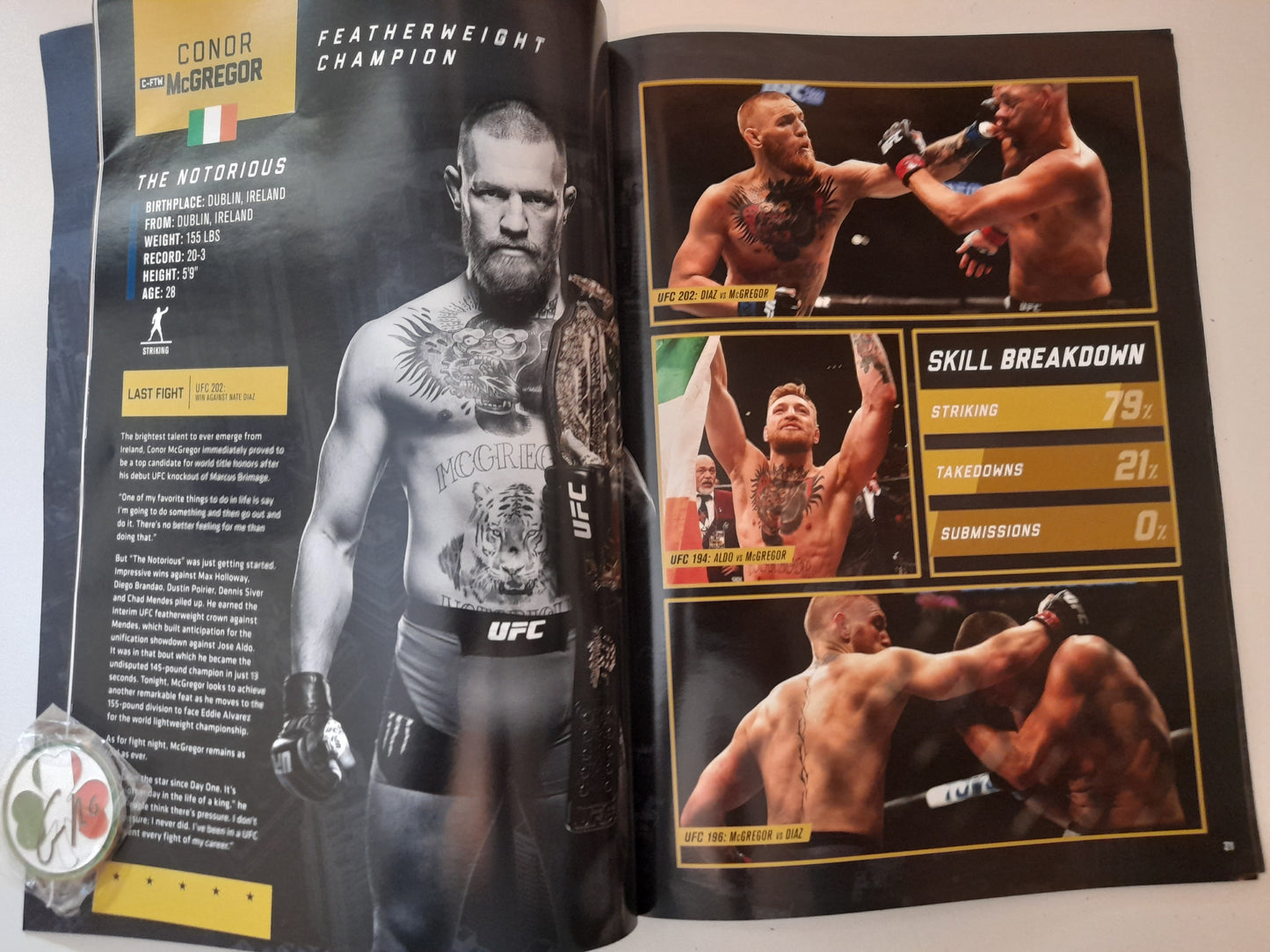 UFC 205 - McGregor Vs Alvarez (2016) - Official Event Program