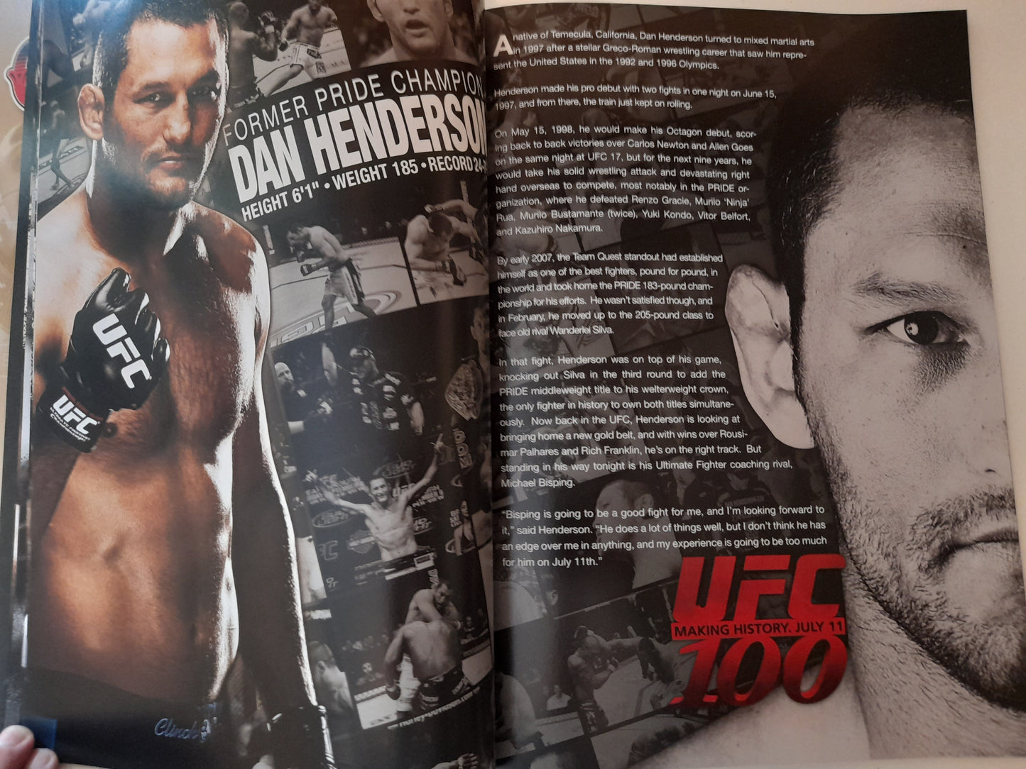 UFC 100 (2009) - Official Event Program