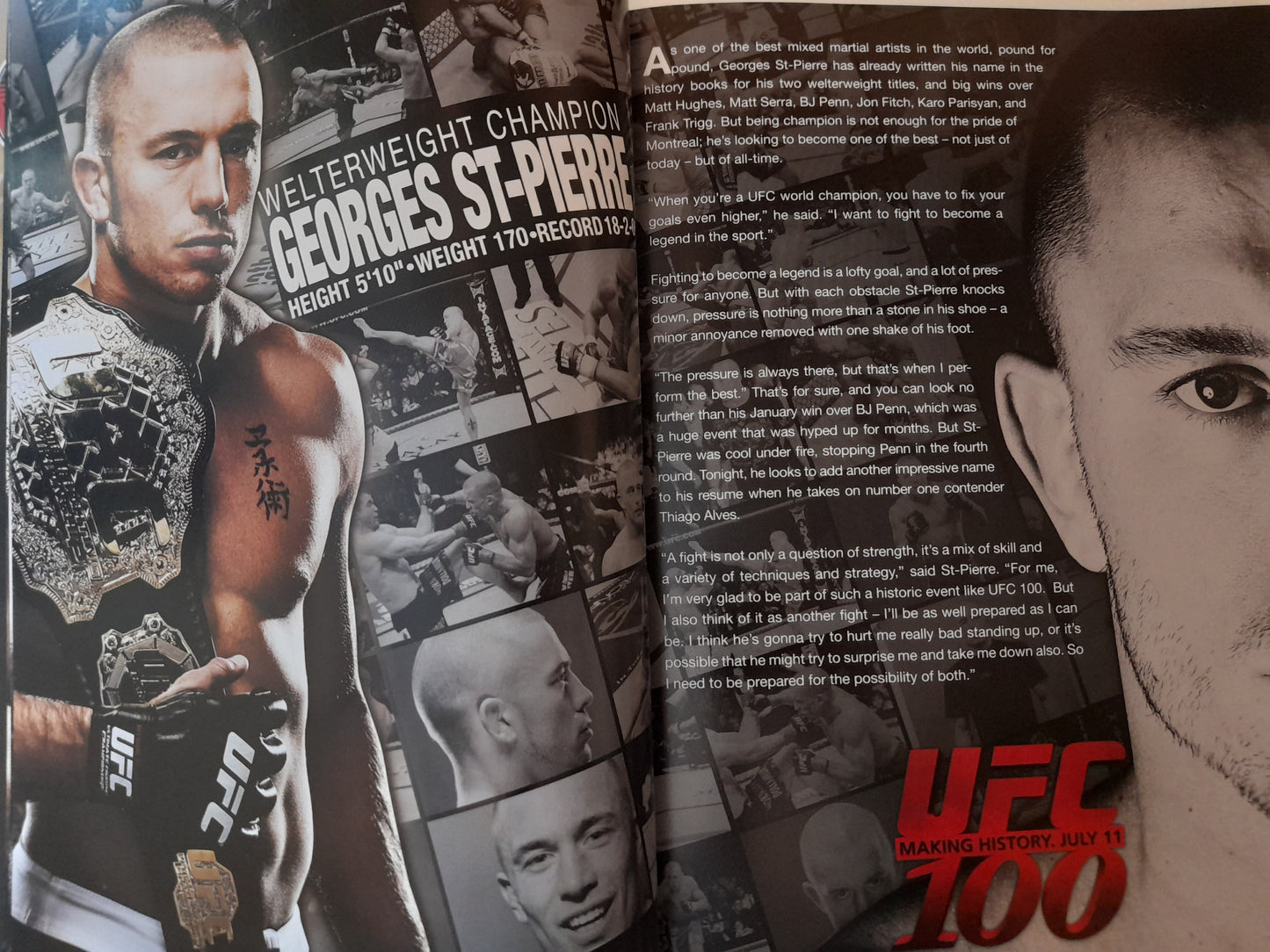 UFC 100 (2009) - Official Event Program