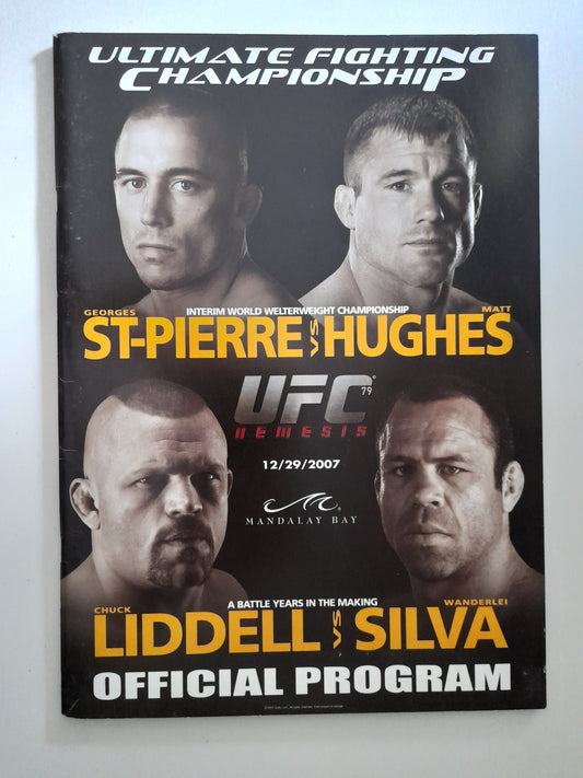 UFC 79 - Nemesis - Liddell Vs Silva (2007) Official Event Program