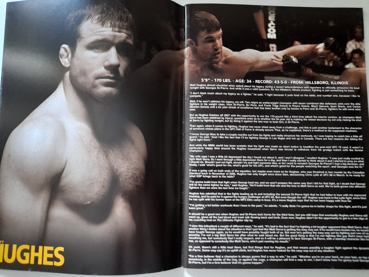 UFC 79 - Nemesis - Liddell Vs Silva (2007) Official Event Program