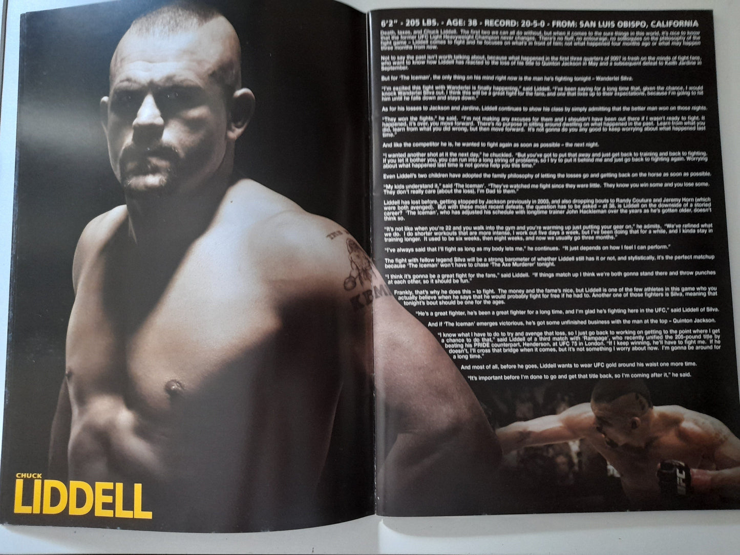 UFC 79 - Nemesis - Liddell Vs Silva (2007) Official Event Program