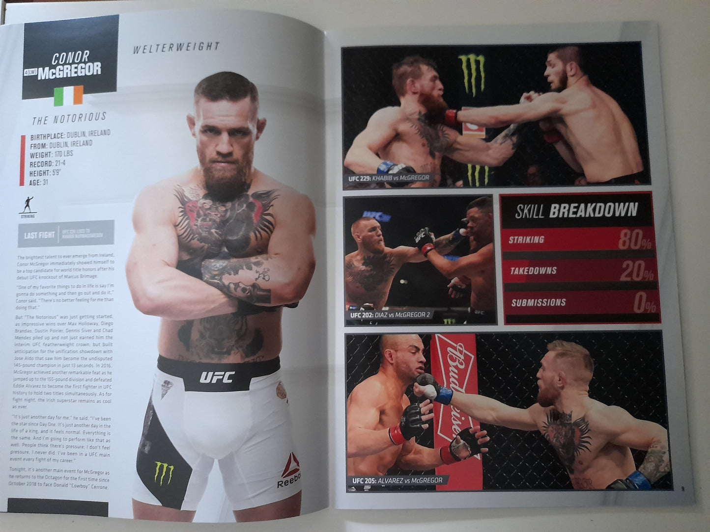 UFC 246 - McGregor Vs Cerrone (2020) - Official Event Program