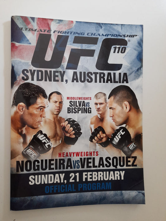 UFC 110 - Nogueira Vs Velasquez (2010) - Official Event Program