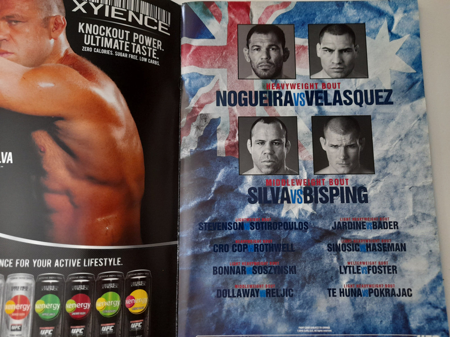 UFC 110 - Nogueira Vs Velasquez (2010) - Official Event Program