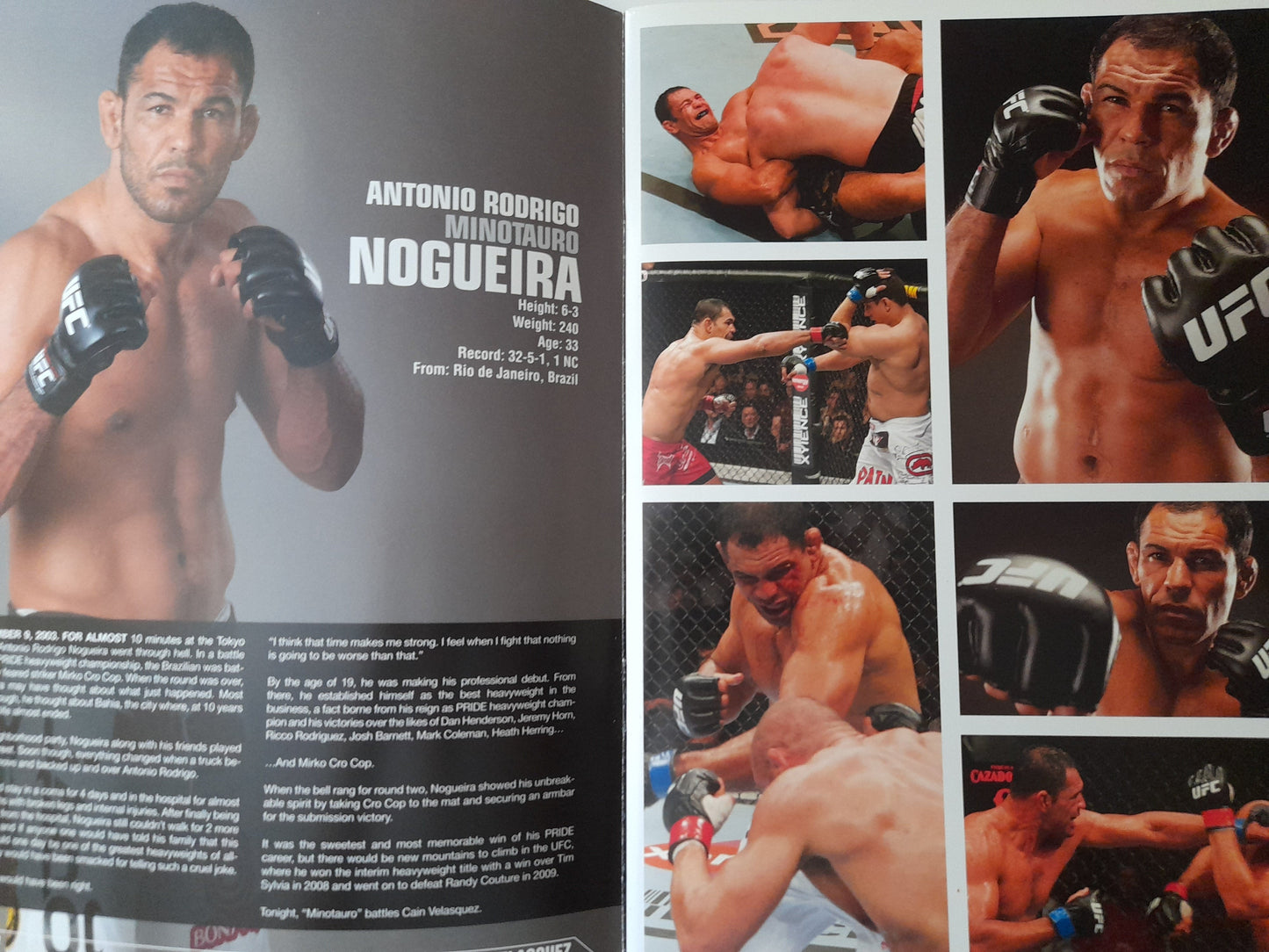 UFC 110 - Nogueira Vs Velasquez (2010) - Official Event Program