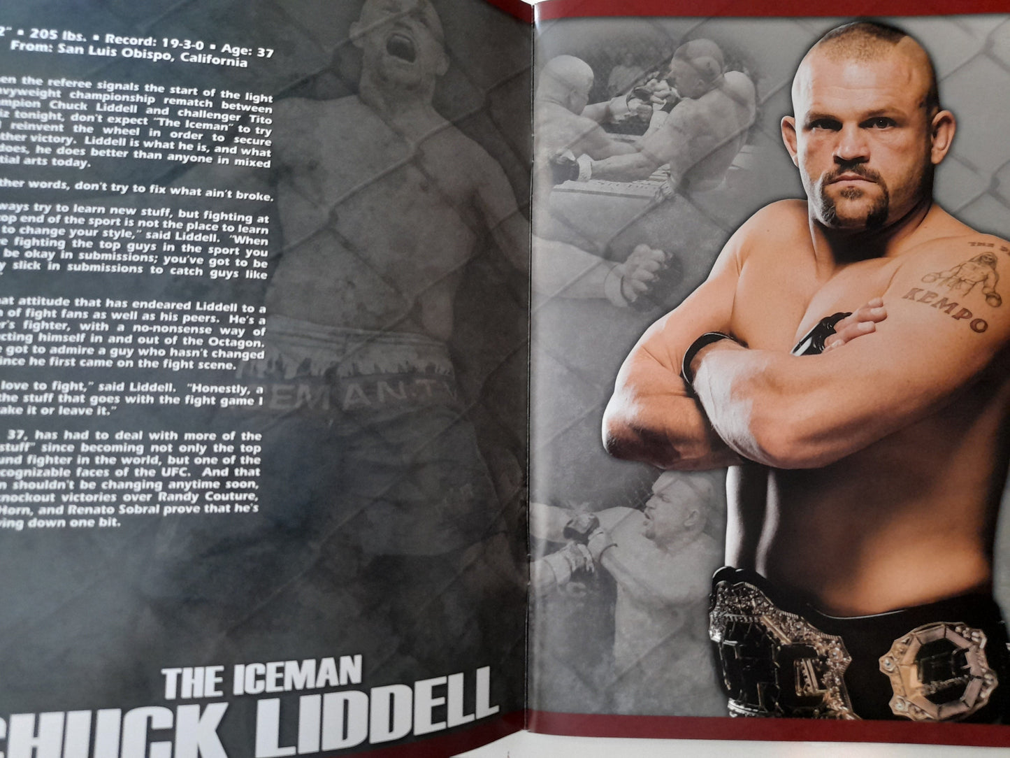 UFC 66 - Chuck Liddell Vs Tito Ortiz 2 (2006) - Official Event Program