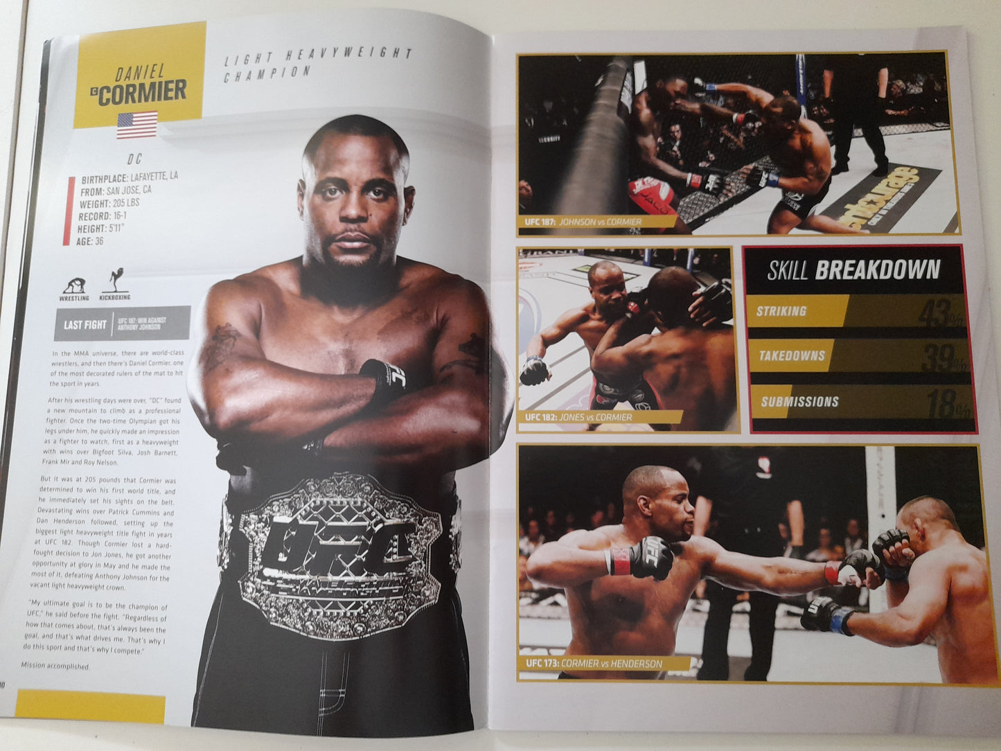 UFC 192 - Cormier Vs Gustafsson (2015) - Official Event Program