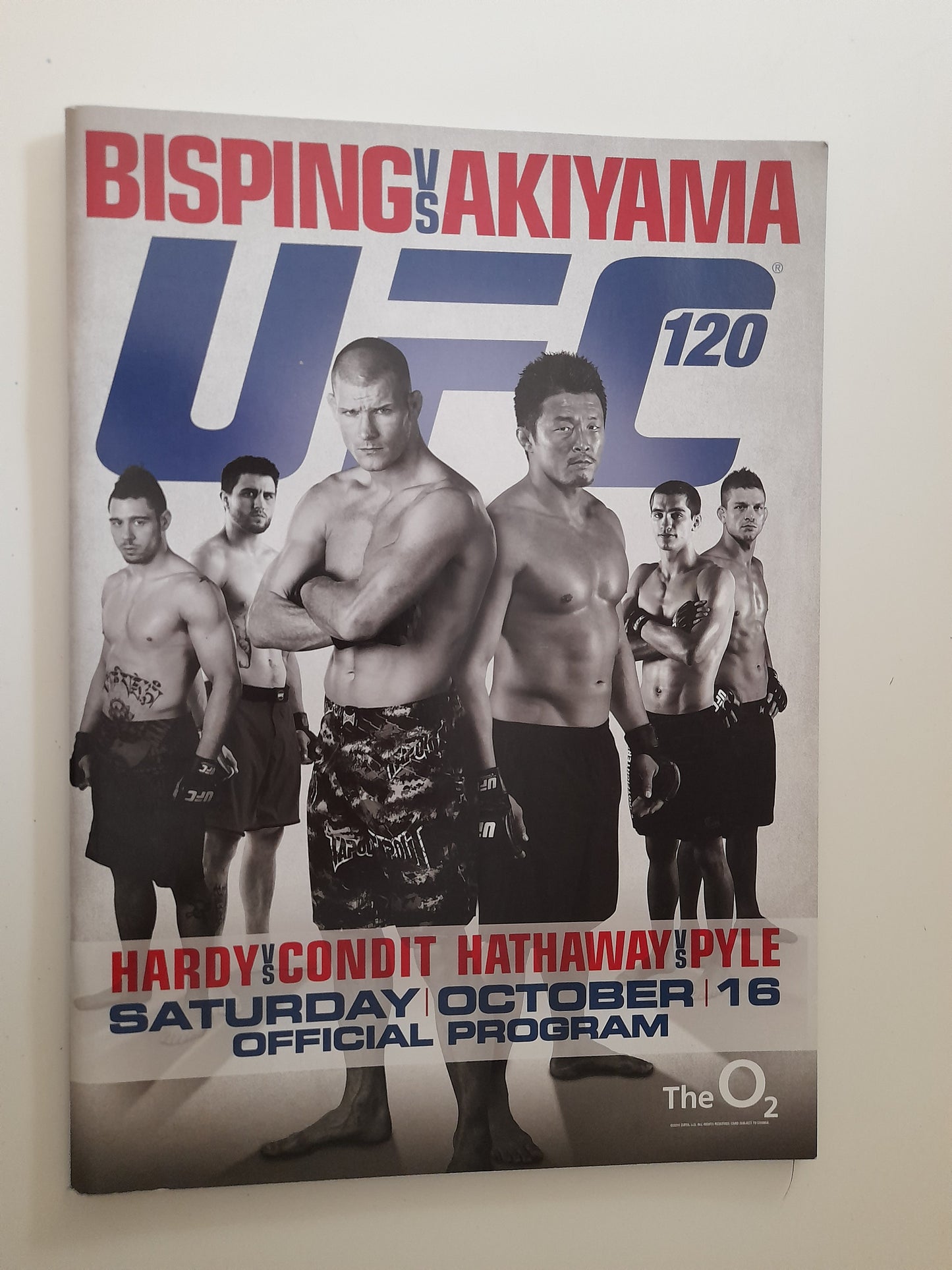 UFC 120 - Bisping Vs Akiyama (2010) - Official Event Program (UK)