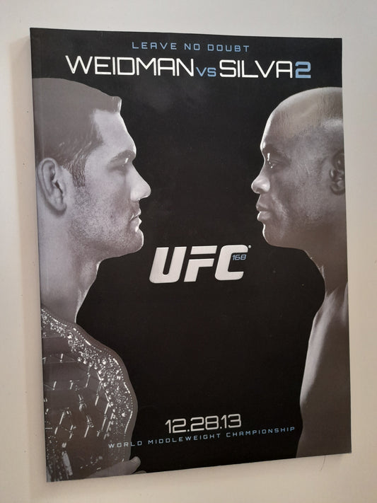 UFC 168 - Weidman Vs Silva 2 - Rousey Vs Tate 2 (2013) - Official Event Program