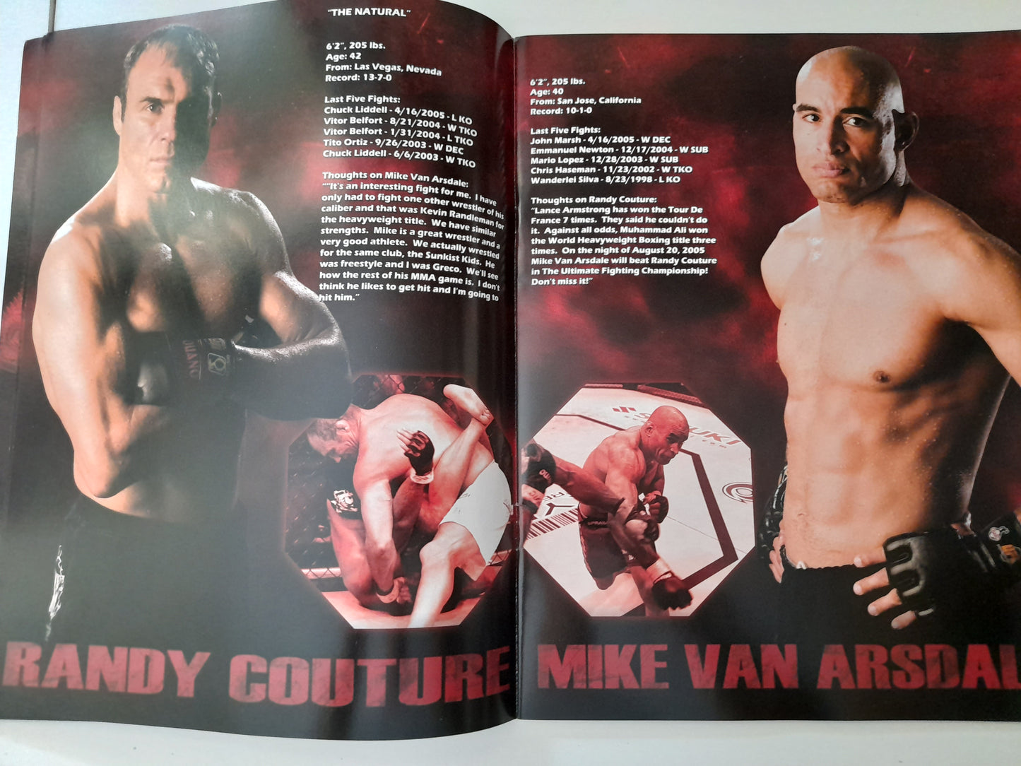 UFC 54 - Boiling Point - Liddell Vs Horn (2005) - Official Event Program