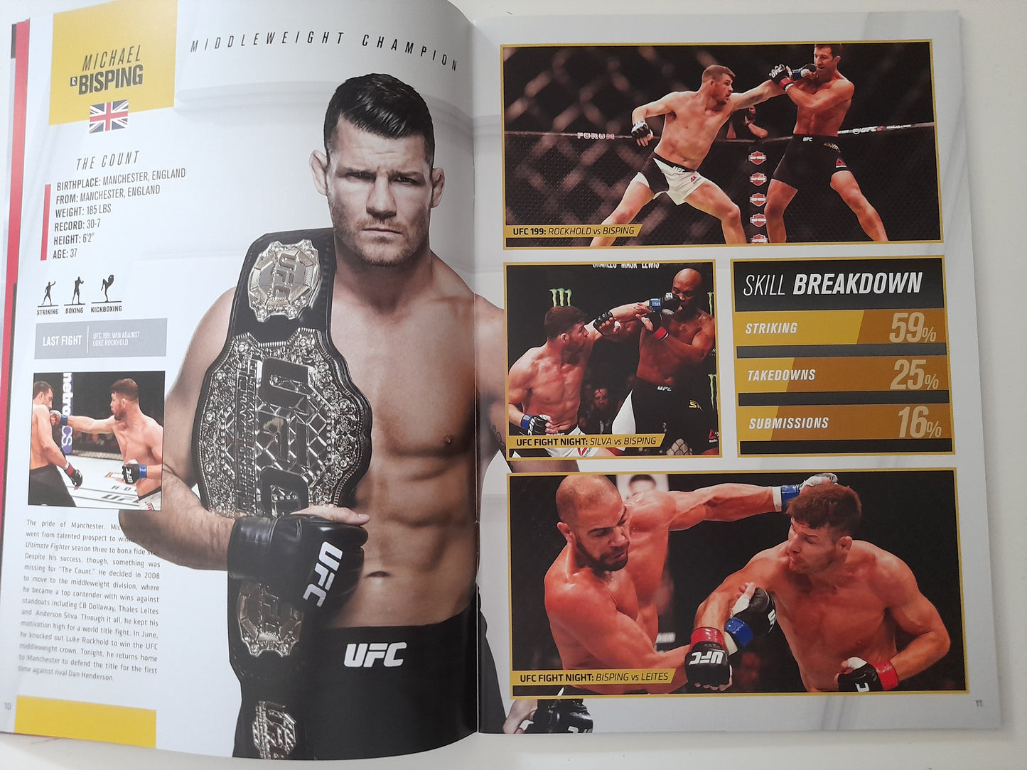 UFC 204 - Bisping Vs Henderson 2 (2016) - Official Event Program (UK) [Damaged]