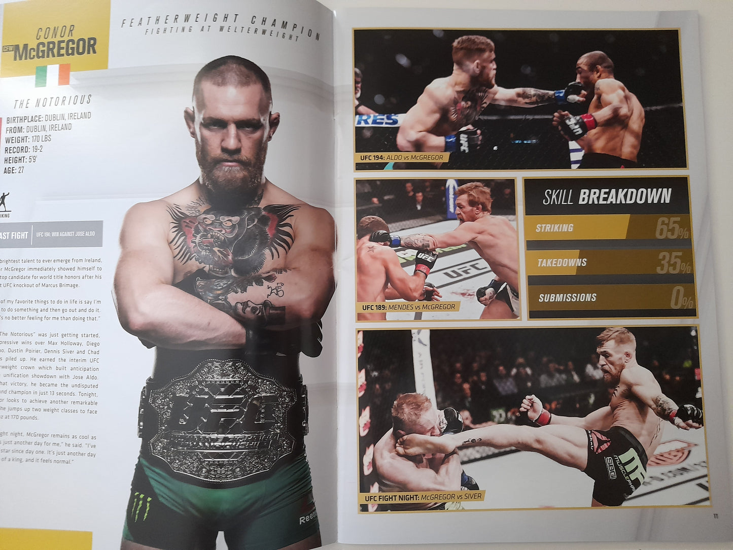 UFC 196 - Conor McGregor Vs Nate Diaz 1 (2016) - Official Event Program