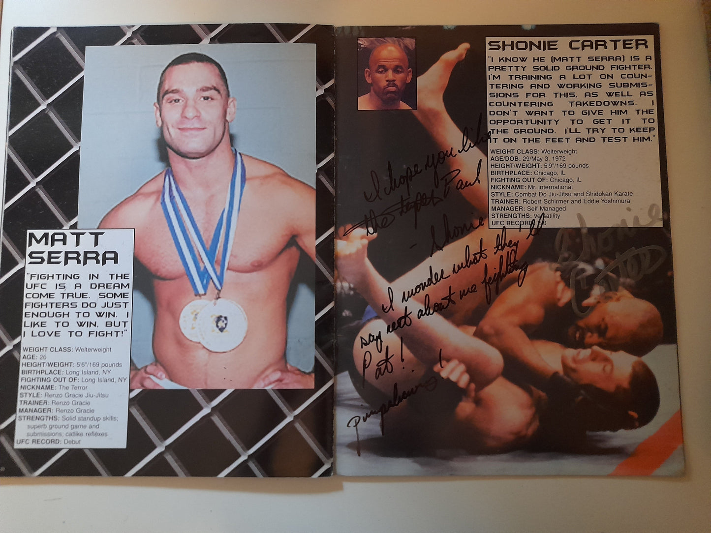 UFC 31 Locked & Loaded - Couture Vs Rizzo (2001) - [AUTOGRAPHED] Official Event Program