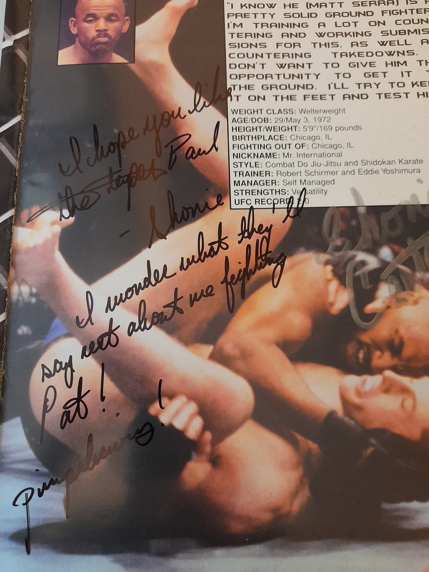 UFC 31 Locked & Loaded - Couture Vs Rizzo (2001) - [AUTOGRAPHED] Official Event Program