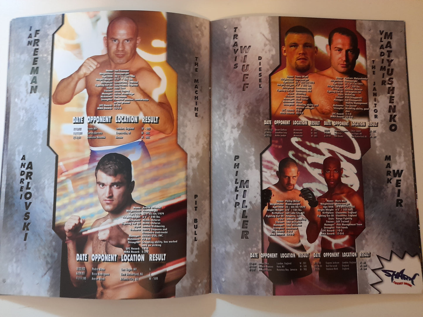 UFC 40 Vendetta - Tito Ortiz Vs Ken Shamrock (2002) - [AUTOGRAPHED] Official Event Program