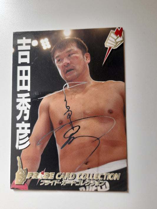 Pride FC DSE 2006 Official Trading Card - Silver Autograph card - #135 Hidehiko Yoshida