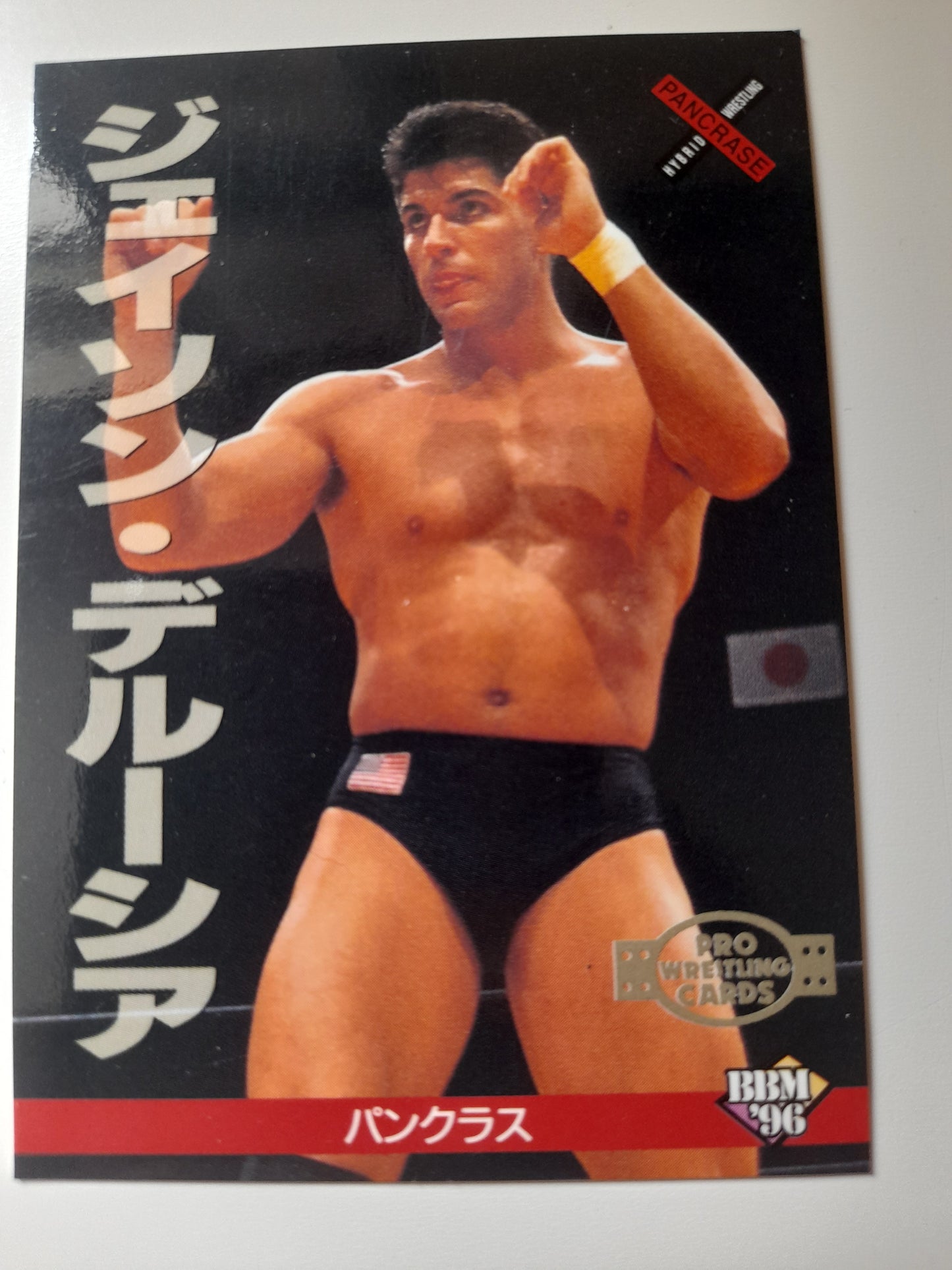 Jason DeLucia Rookie Trading Card Pancrase BBM 1996 Set #73