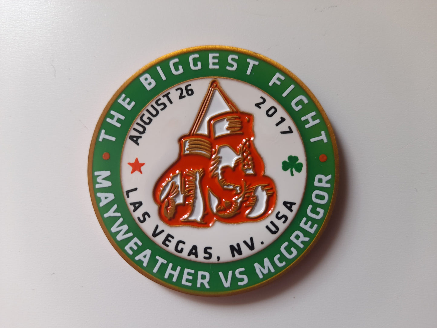 Conor McGregor Commemorative Mayweather Vs McGregor Coin