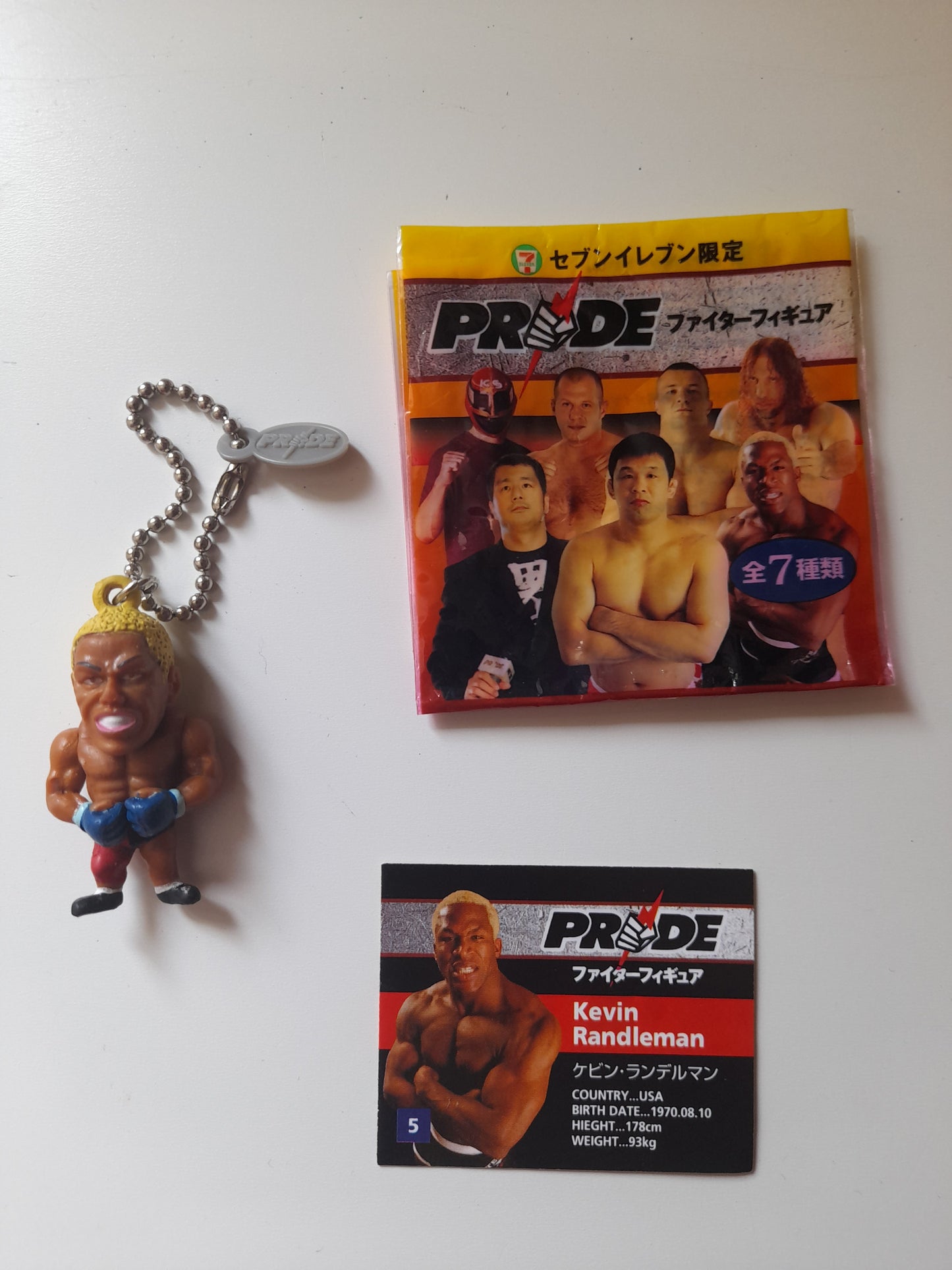 Kevin "The Monster" Randleman - Official Pride Fc Keychain (complete)