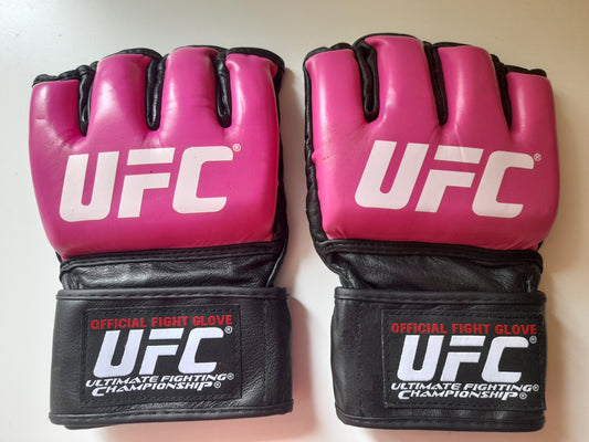 UFC Official MMA Fight Gloves - Pink "Fight Breast Cancer" Variant - Pink - Size L - Century