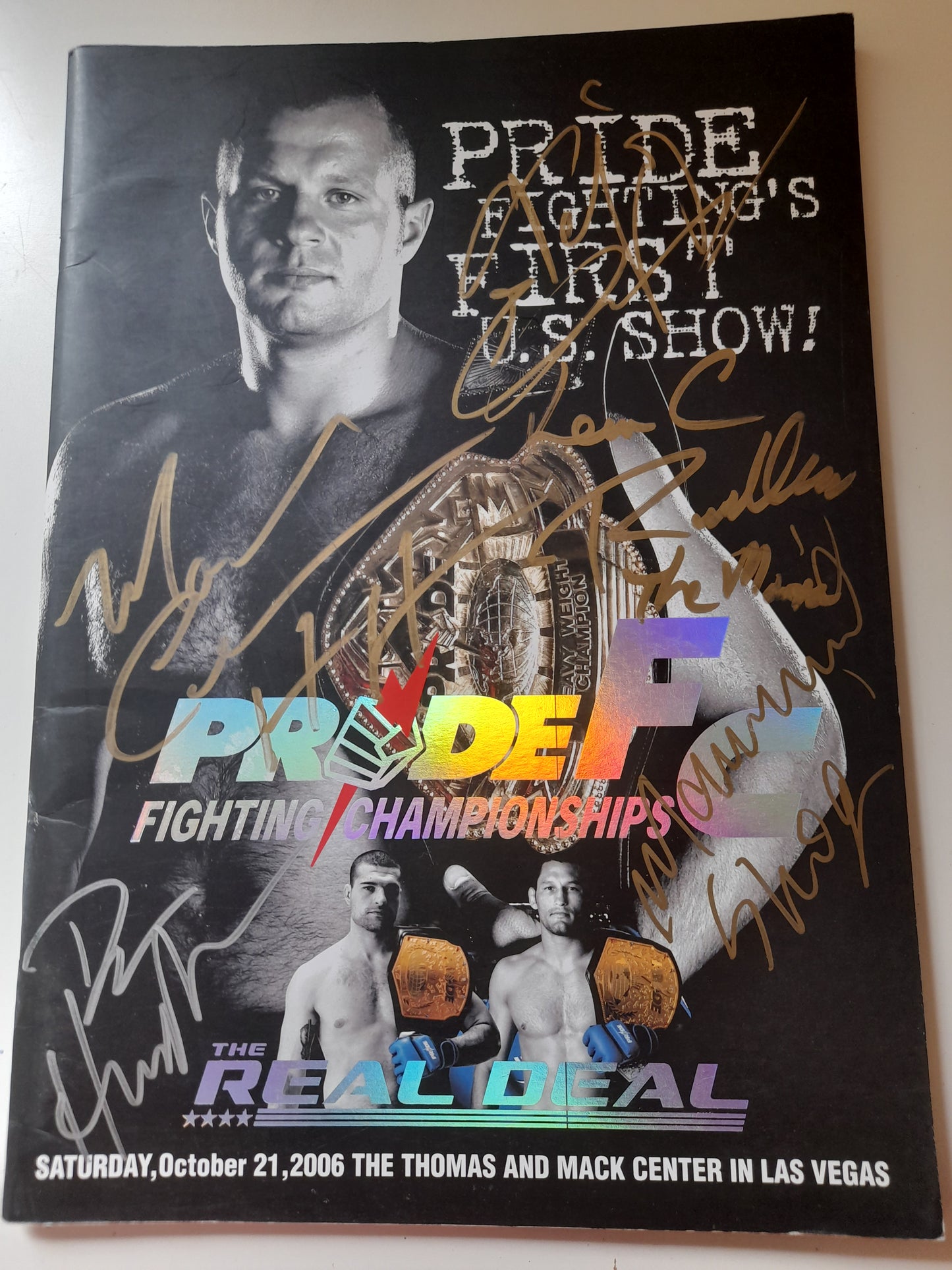 Pride Fighting Championship 32 - The Real Deal - Fedor Vs Coleman (2006) - Official Event Program [AUTOGRAPHED]