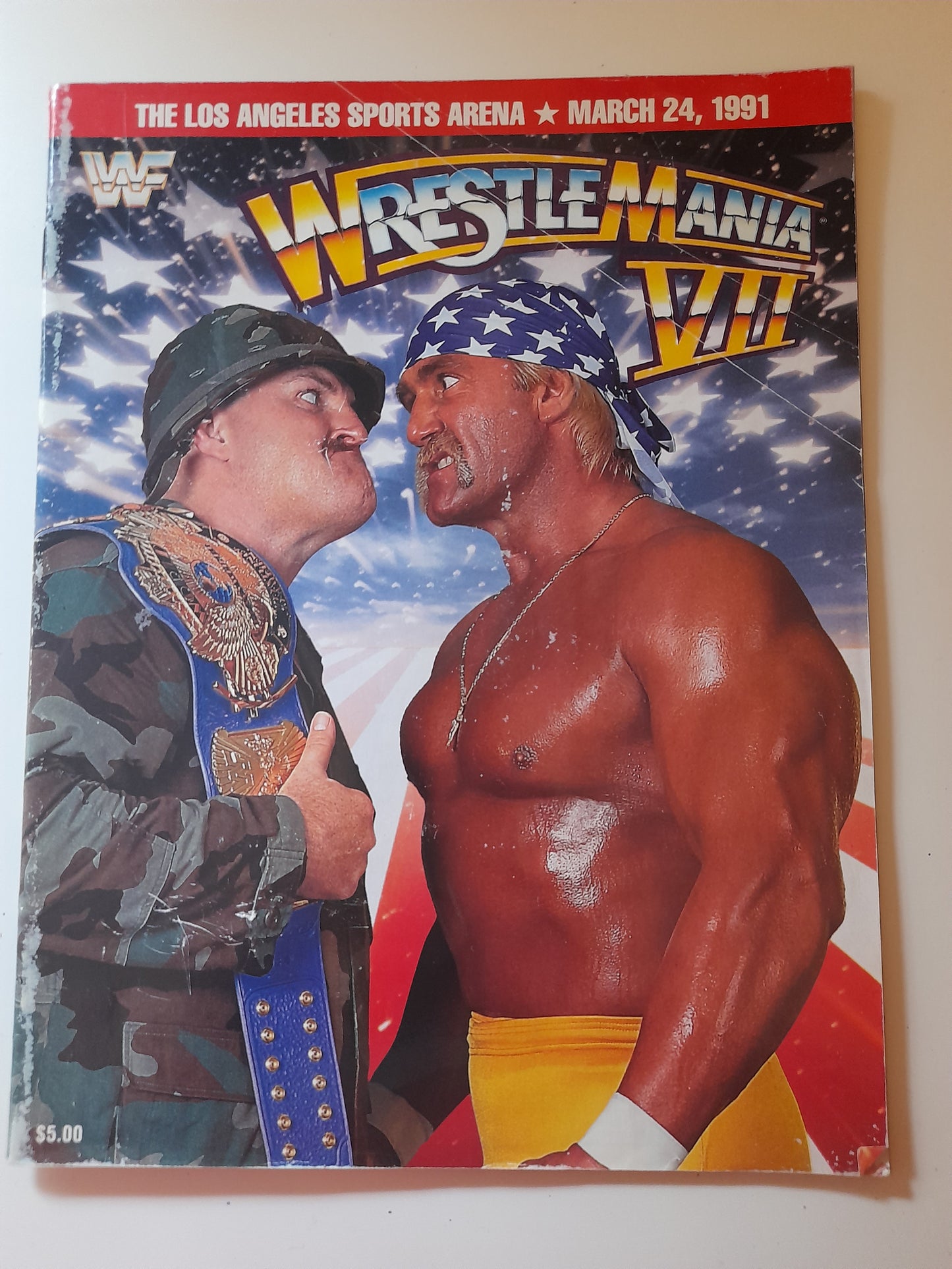 WWF Wrestlemania VII - Official Event Program