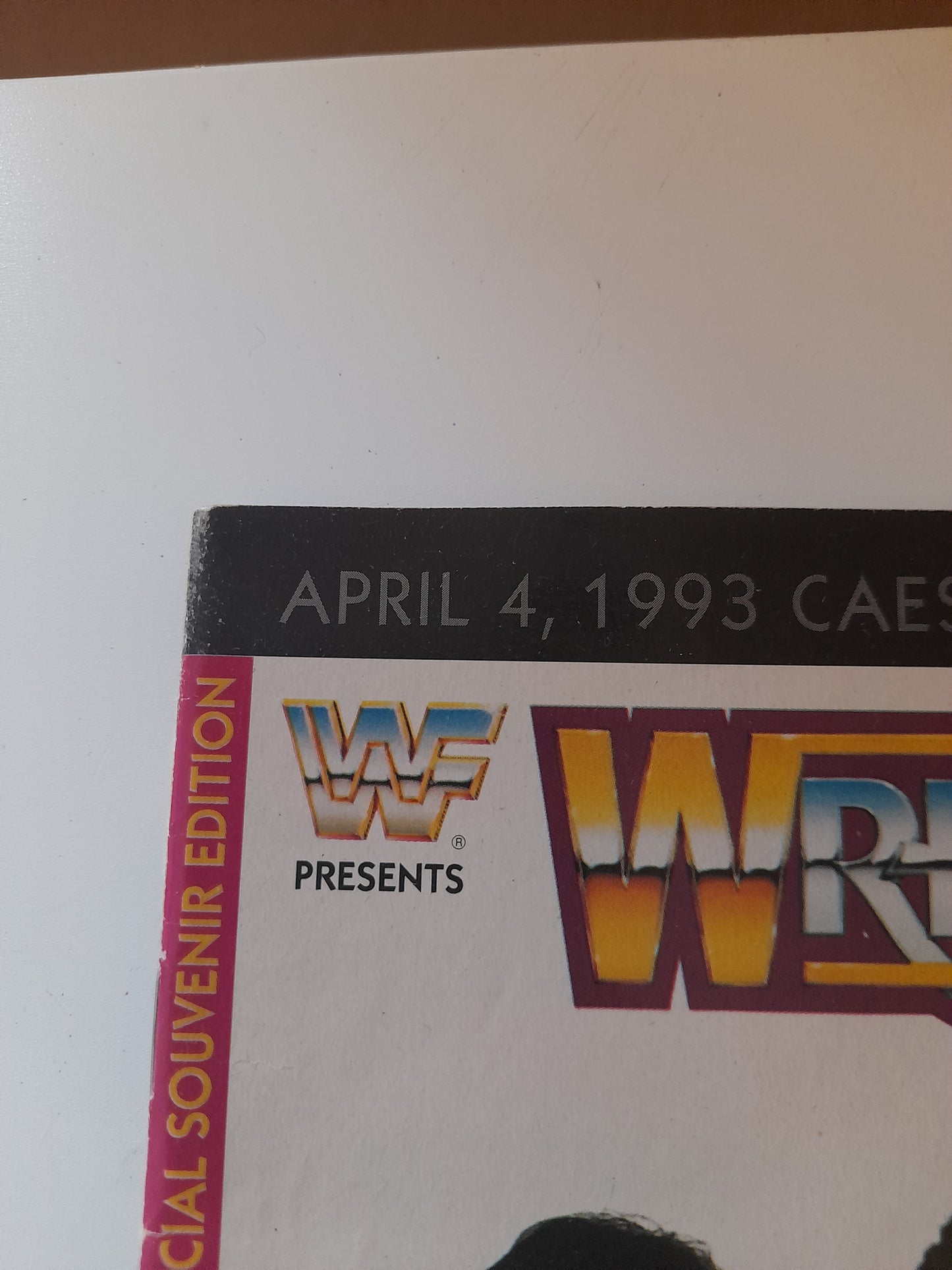 WWF Wrestlemania IX - Bret Hart Vs Yokozuna - Official Event Program