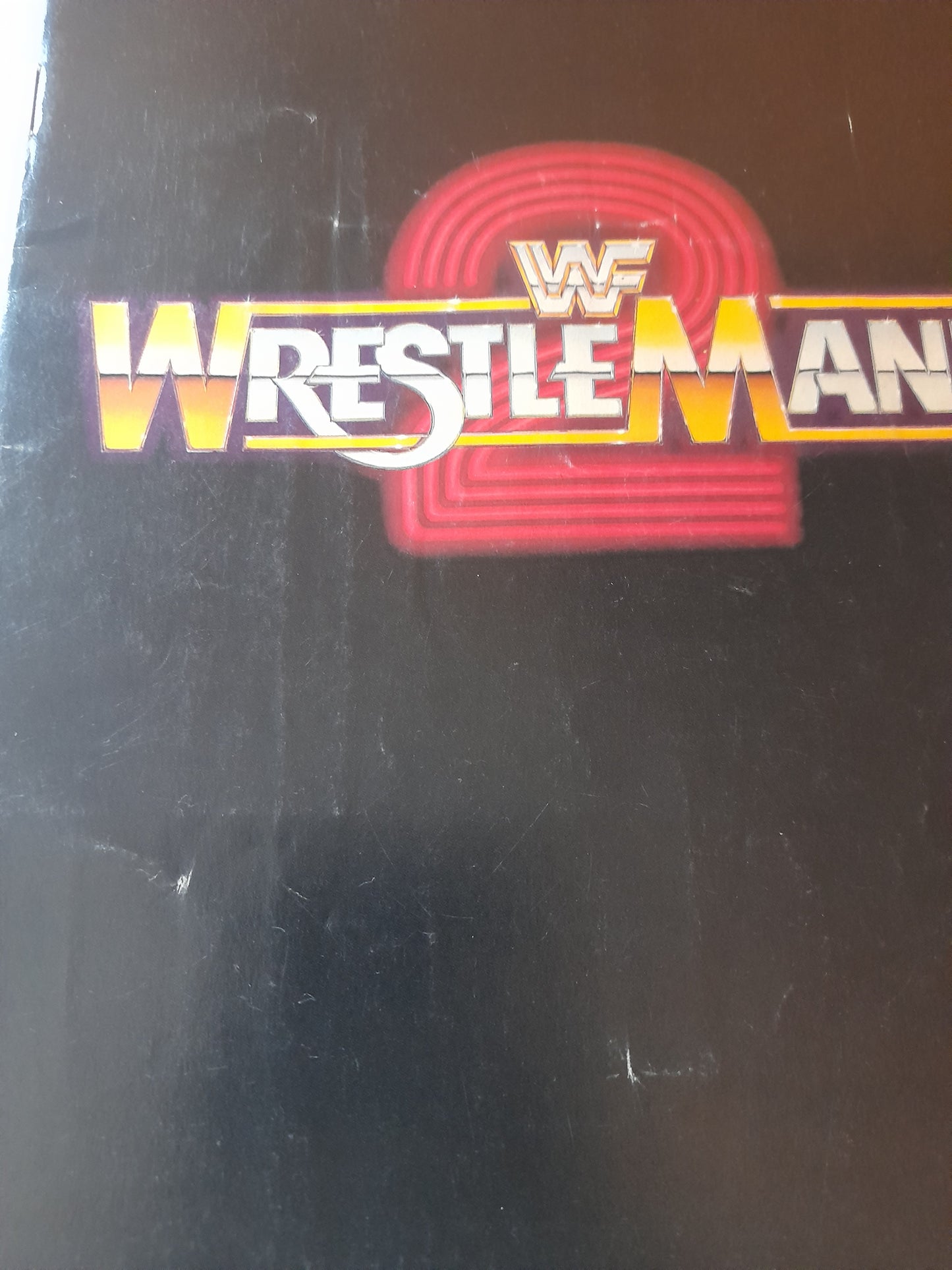 WWF Wrestlemania 2 - Hulk hogan Vs KingKong Bundy - Official Event Program