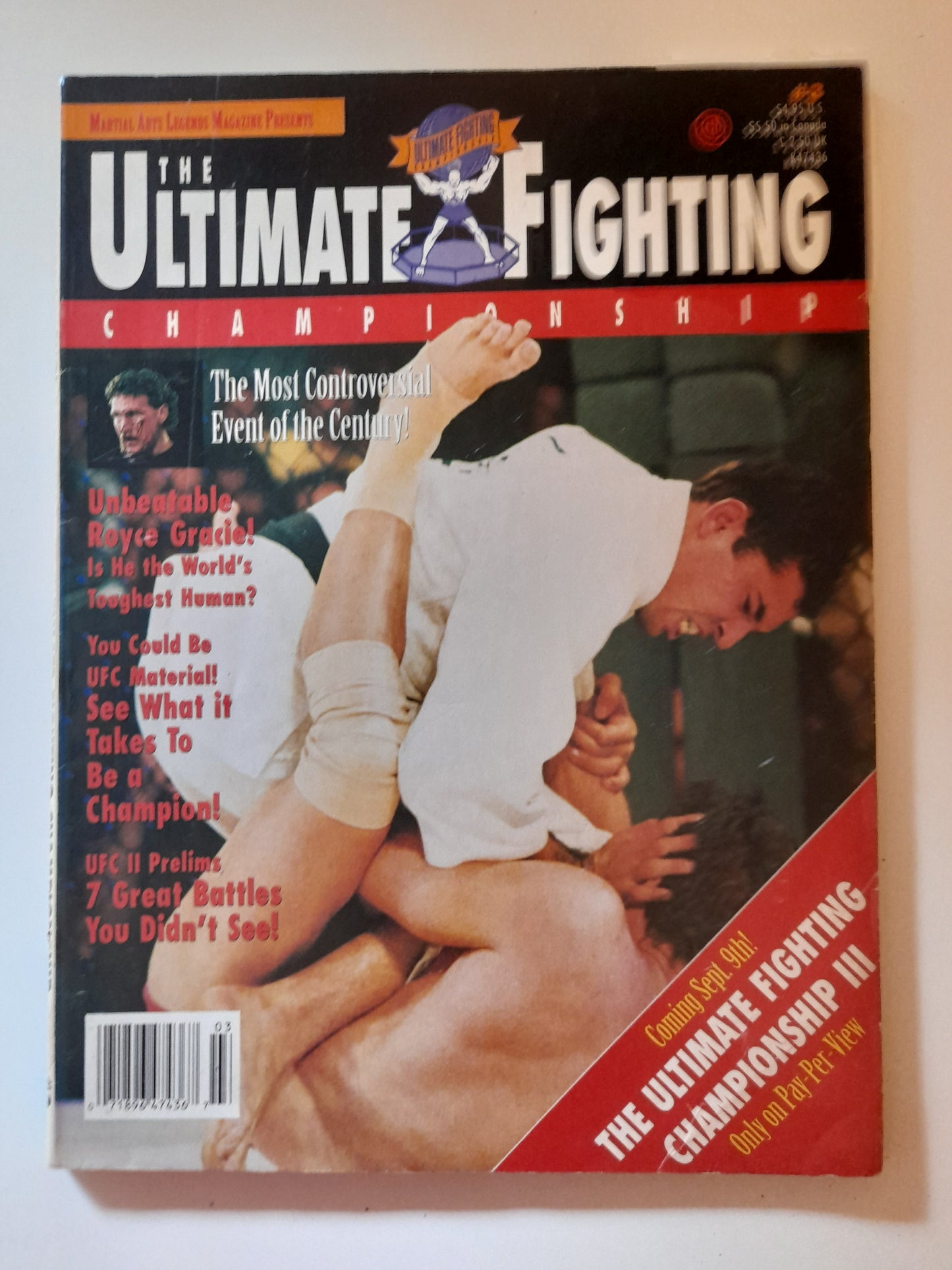 Vintage UFC The Ultimate Fighting Championship Martial Arts Magazine 1994