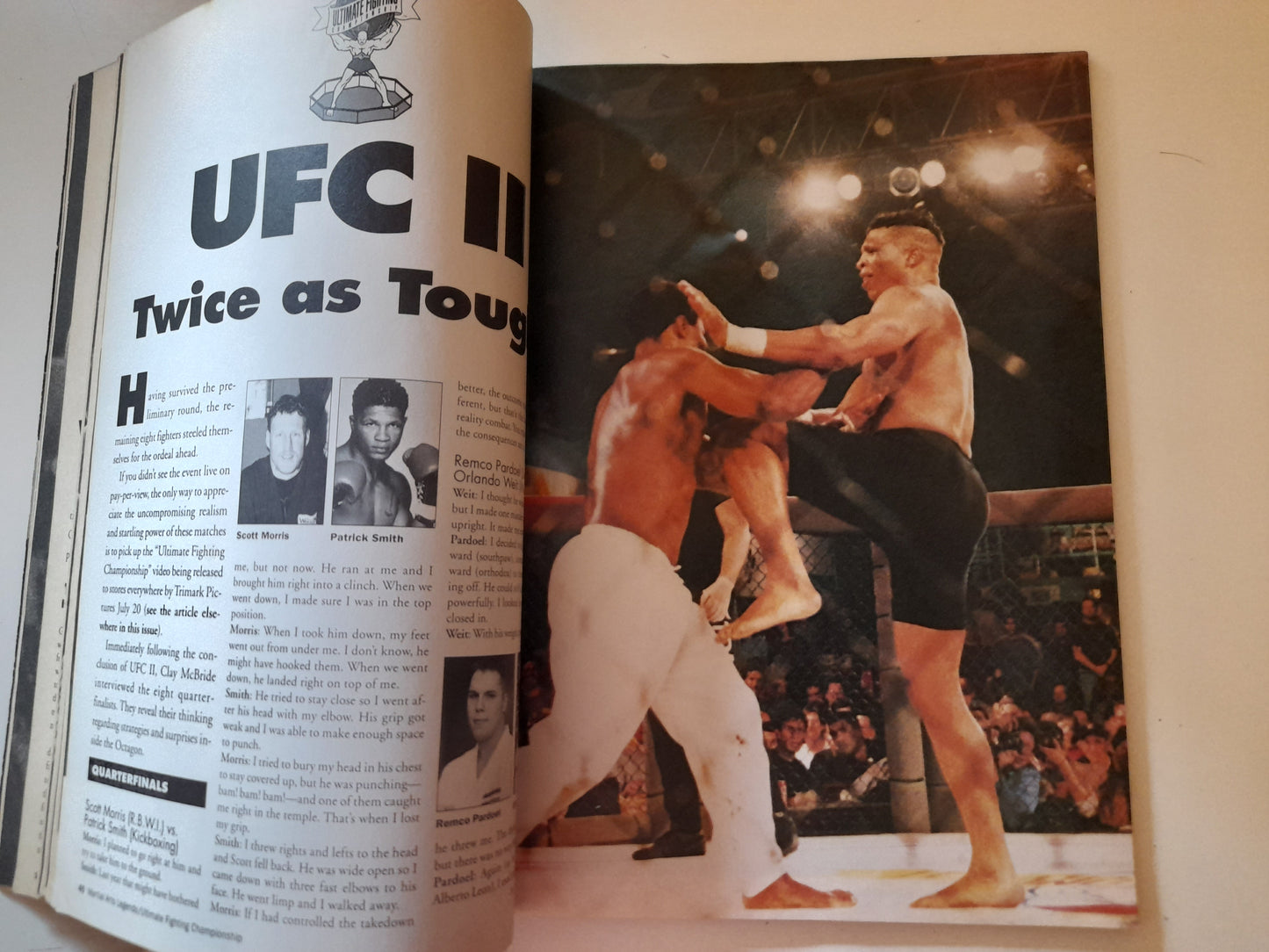 Vintage UFC The Ultimate Fighting Championship Martial Arts Magazine 1994