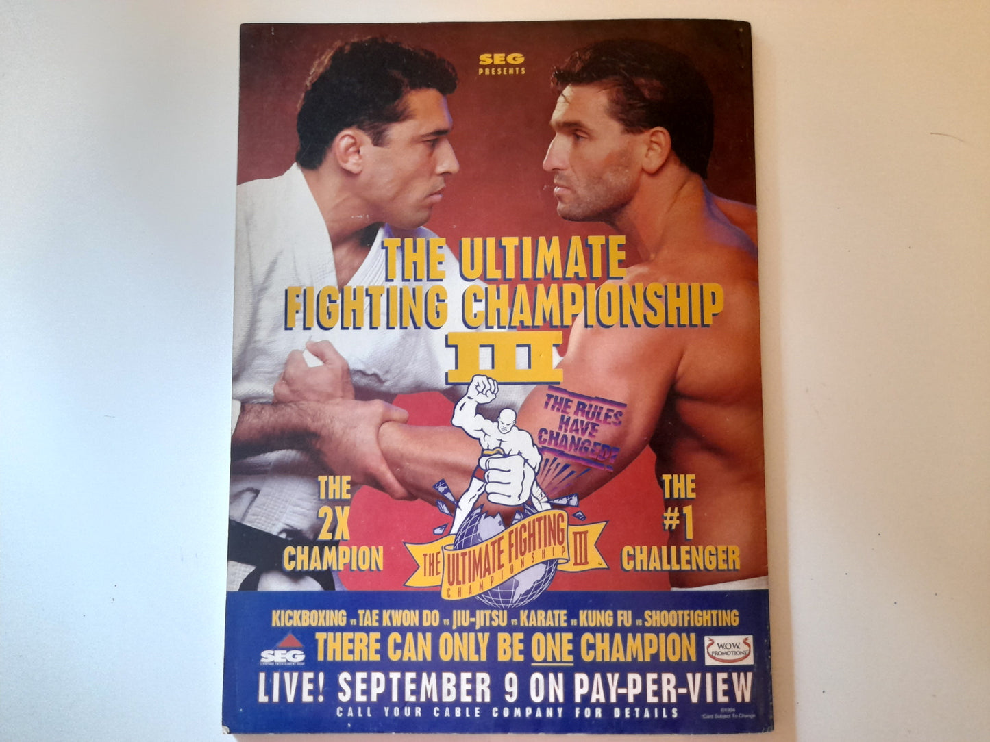 Vintage UFC The Ultimate Fighting Championship Martial Arts Magazine 1994