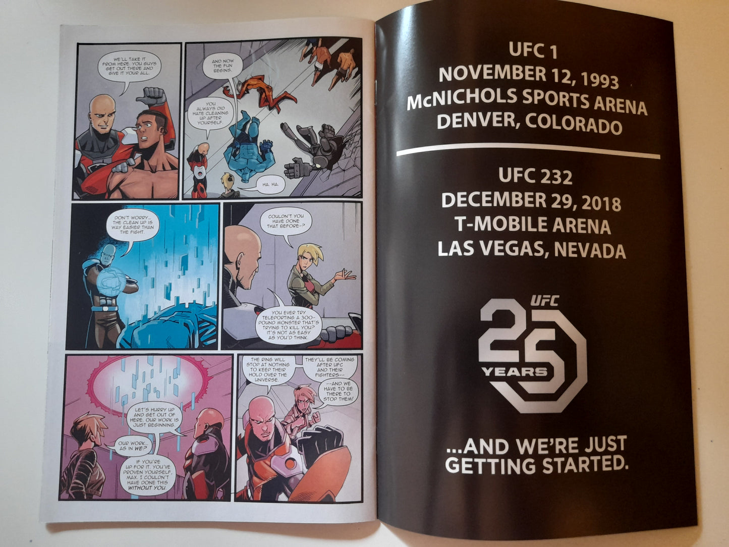 Tales of UFC #1 - Return To The Octagon - Comic Book UFC 25th Anniversary