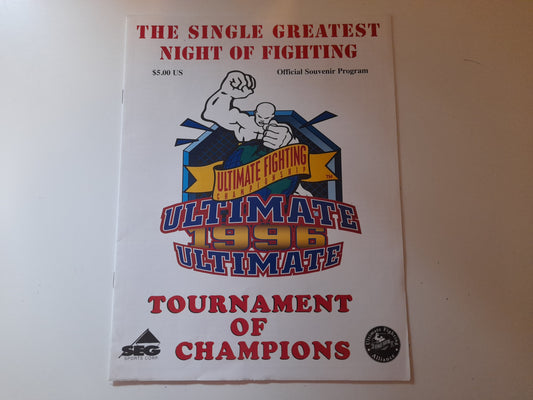 UFC 11.5 - Ultimate Ultimate 1996 Tournament of Champions (1996) - Official Event Program