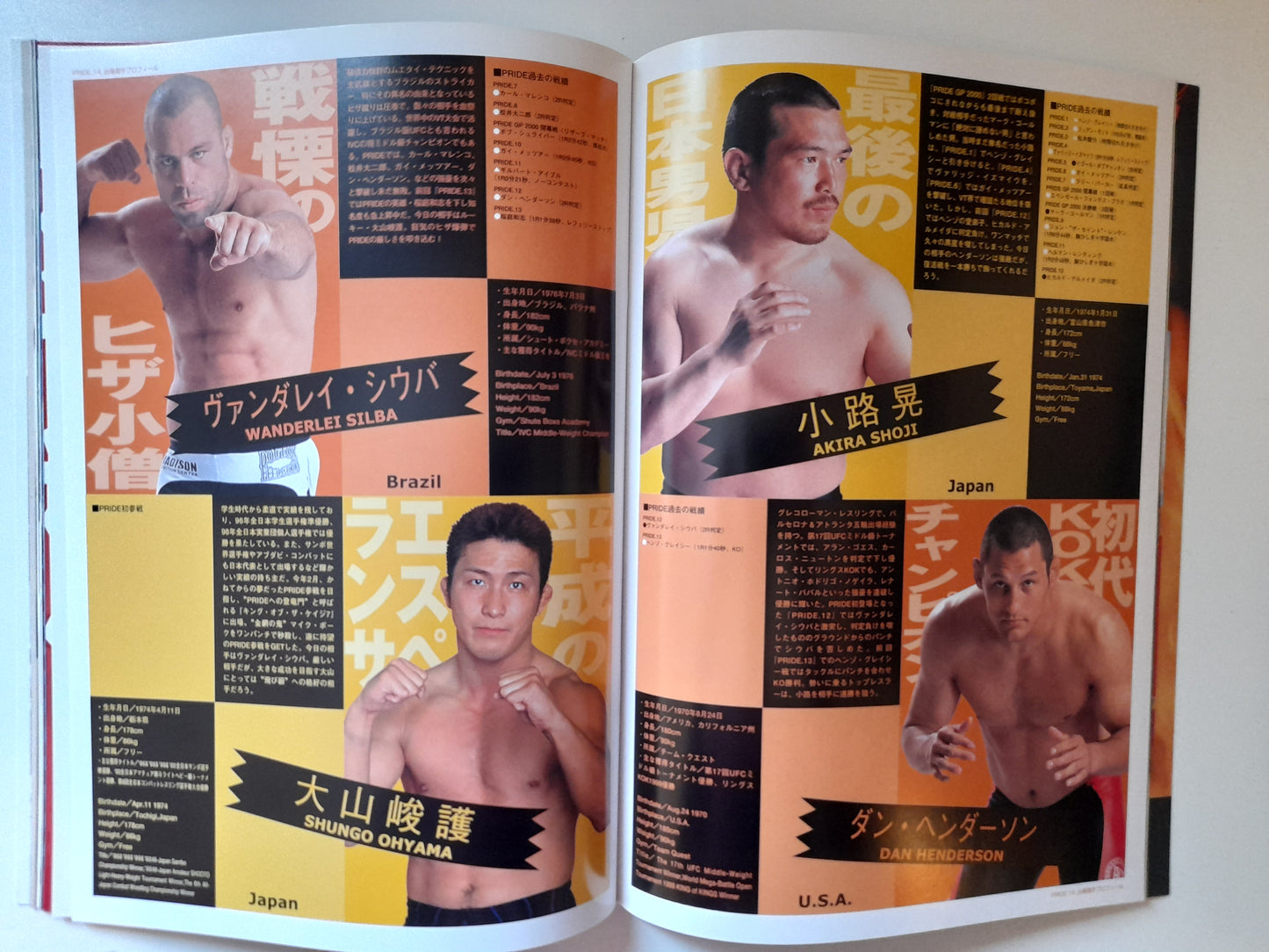 Pride Fighting Championship 14 - Clash of the Titans (2001) - Official Event Program