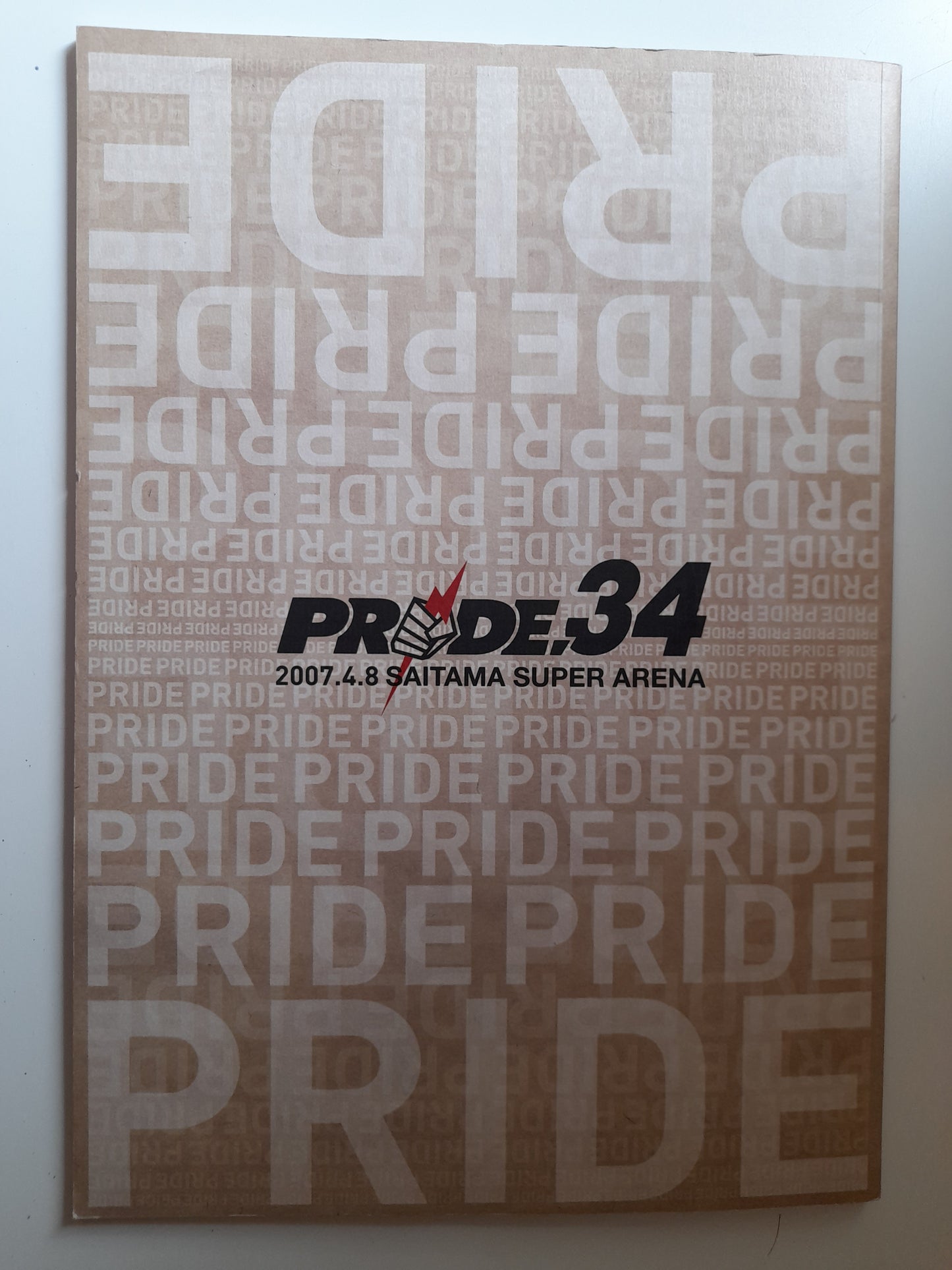 Pride Fighting Championship 34 - Kamikaze (2007) - Official Event Program