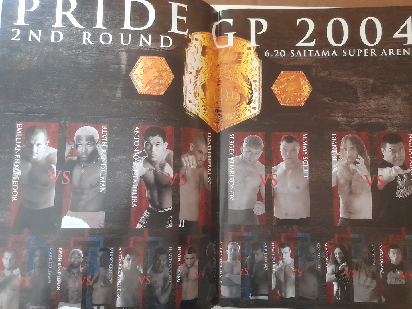 Pride Fighting Championship 2004 GP 2nd Round - Official Event Program