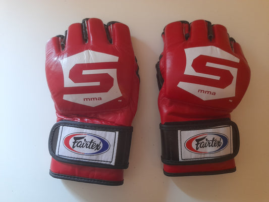 STRIKEFORCE Official MMA Fight Gloves - Version 2 - Red - Size XL - Fairtex