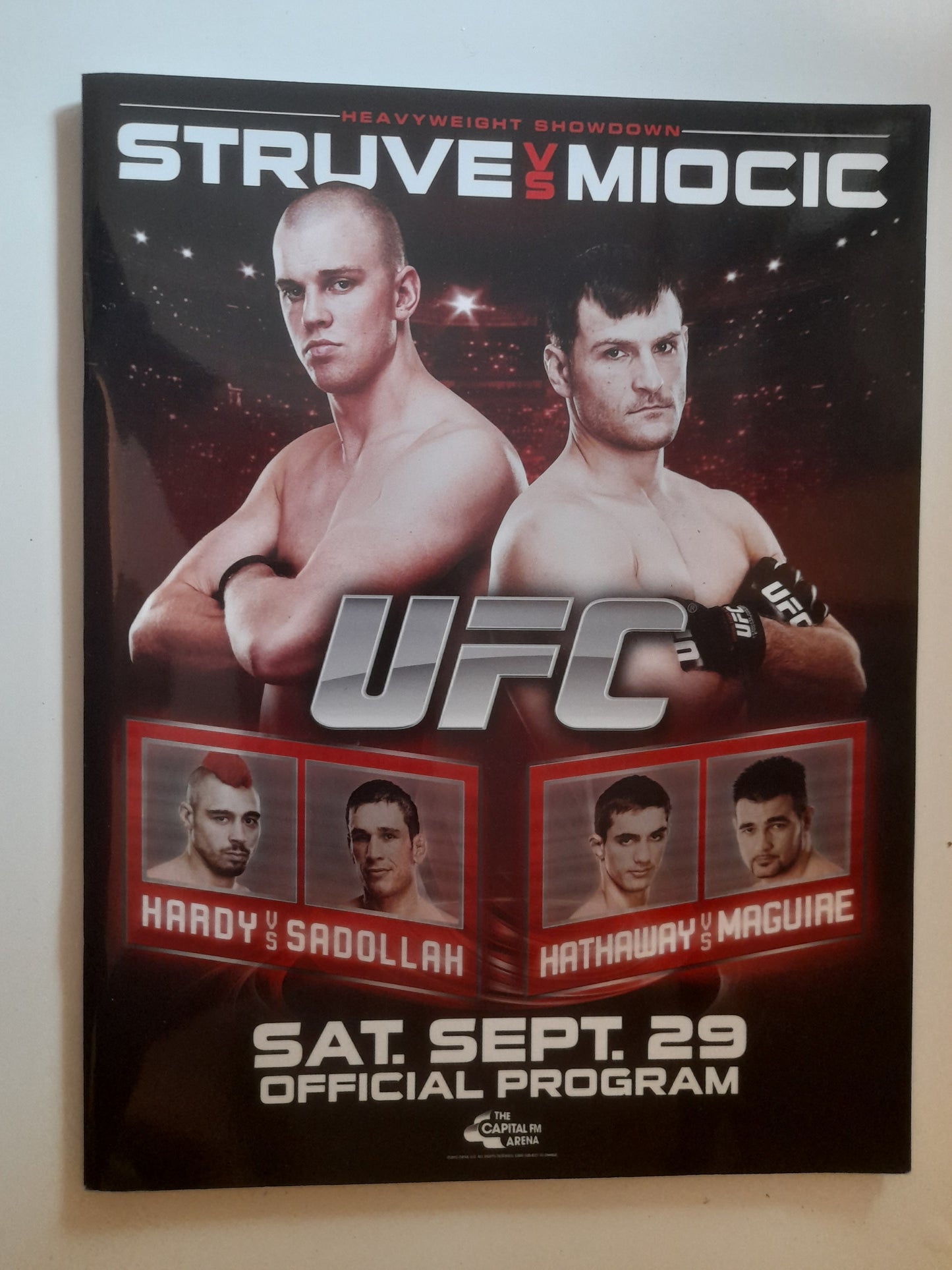 UFC on Fuel TV 5 - Struve Vs Miocic (2012) - Official Event Program (UK)