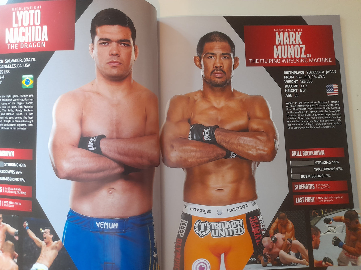 UFC Fight Night 30 - Machida Vs Munoz (2013) - Official Event Program (UK)