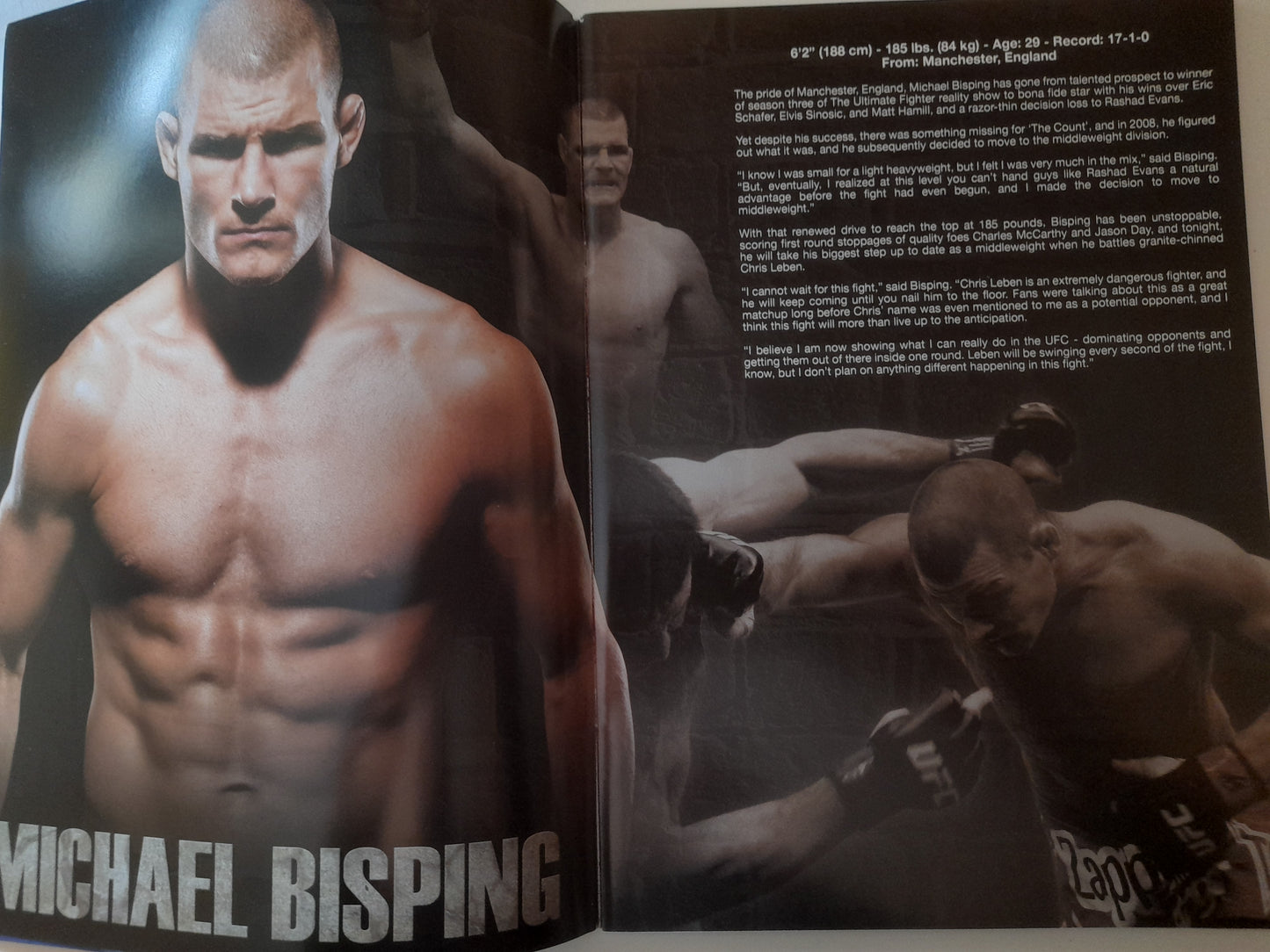 UFC 89 - Bisping Vs Leben (2008) - Official Event Program (UK)