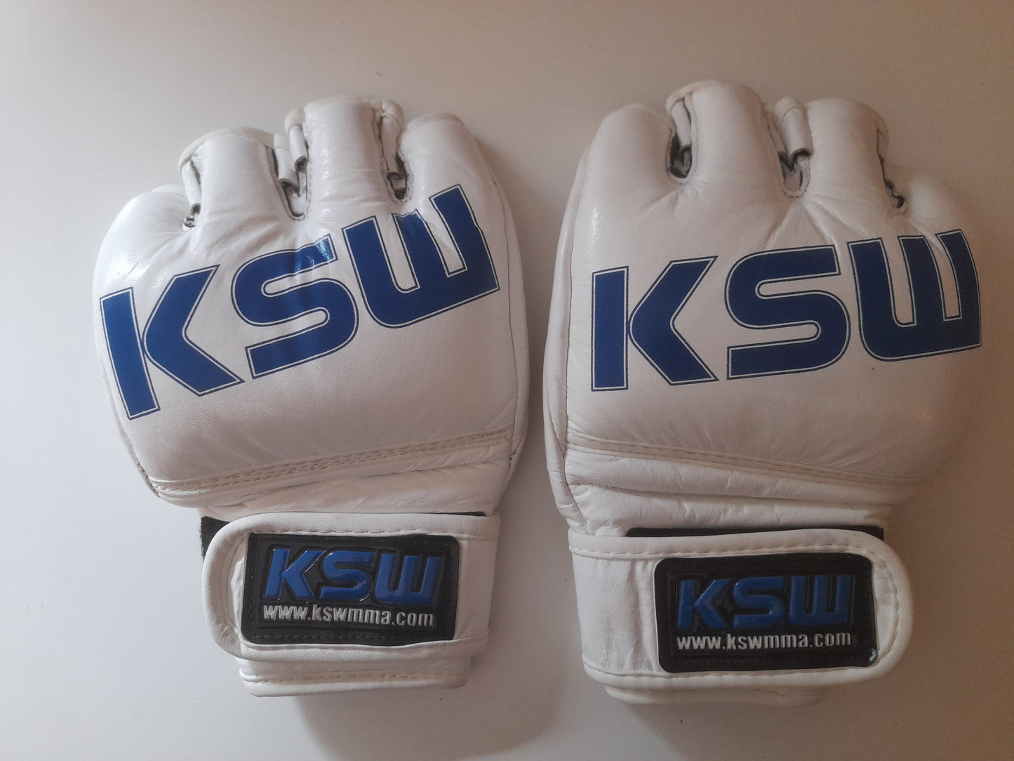 KSW Official MMA Fight Gloves - Blue - Size XXL