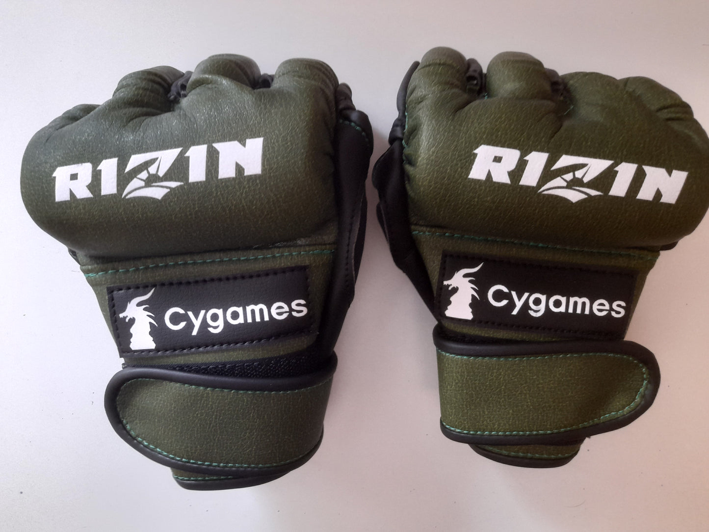 RIZIN Fighting Federation MMA Fight Gloves - Cygames Variant - Green - Size L - ISAMI