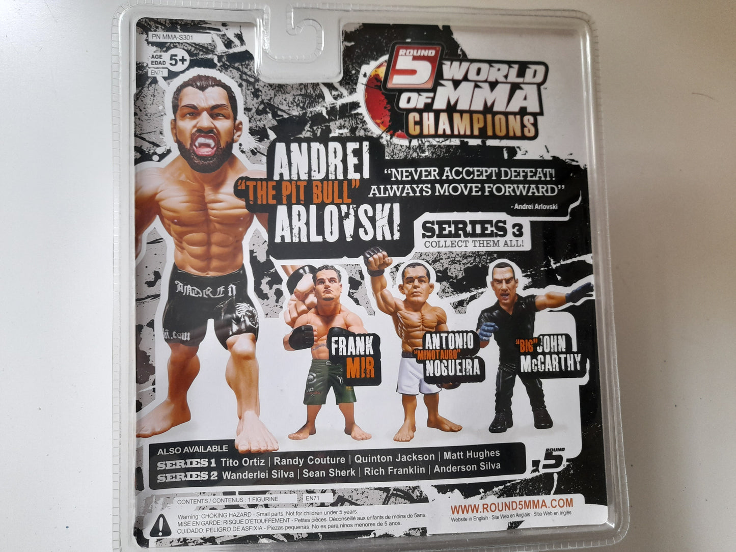 Andrei "Pitbull" Arlovski - Round 5 World of MMA Champions - Boxed Figure [SALE]