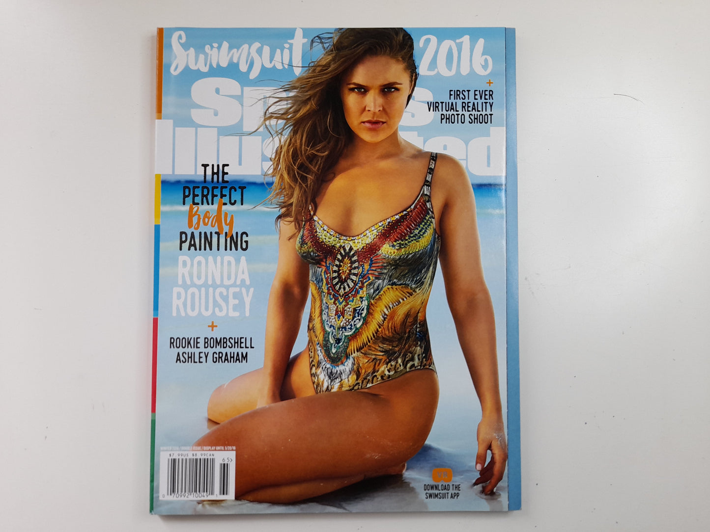 Ronda Rousey Body Paint Sports Illustrated Swimsuit Edition 2016 Magazine