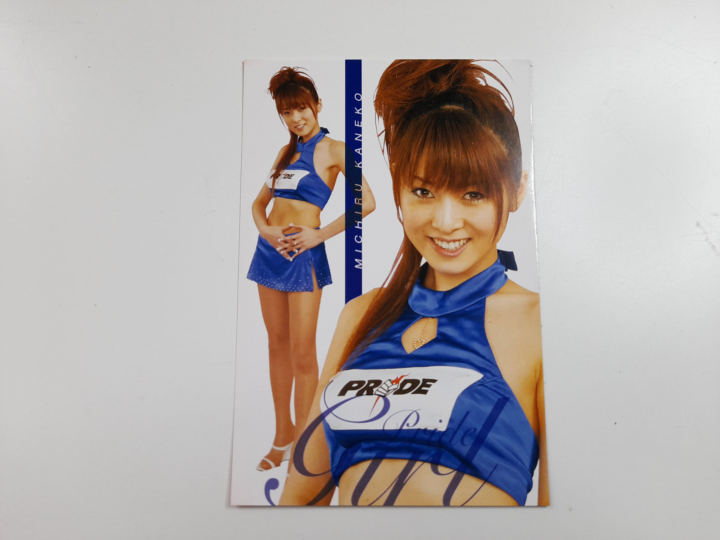 Pride Fighting Championship Shockwave NYE 2004 Postcard - Ring Girl Michiru Kaneko