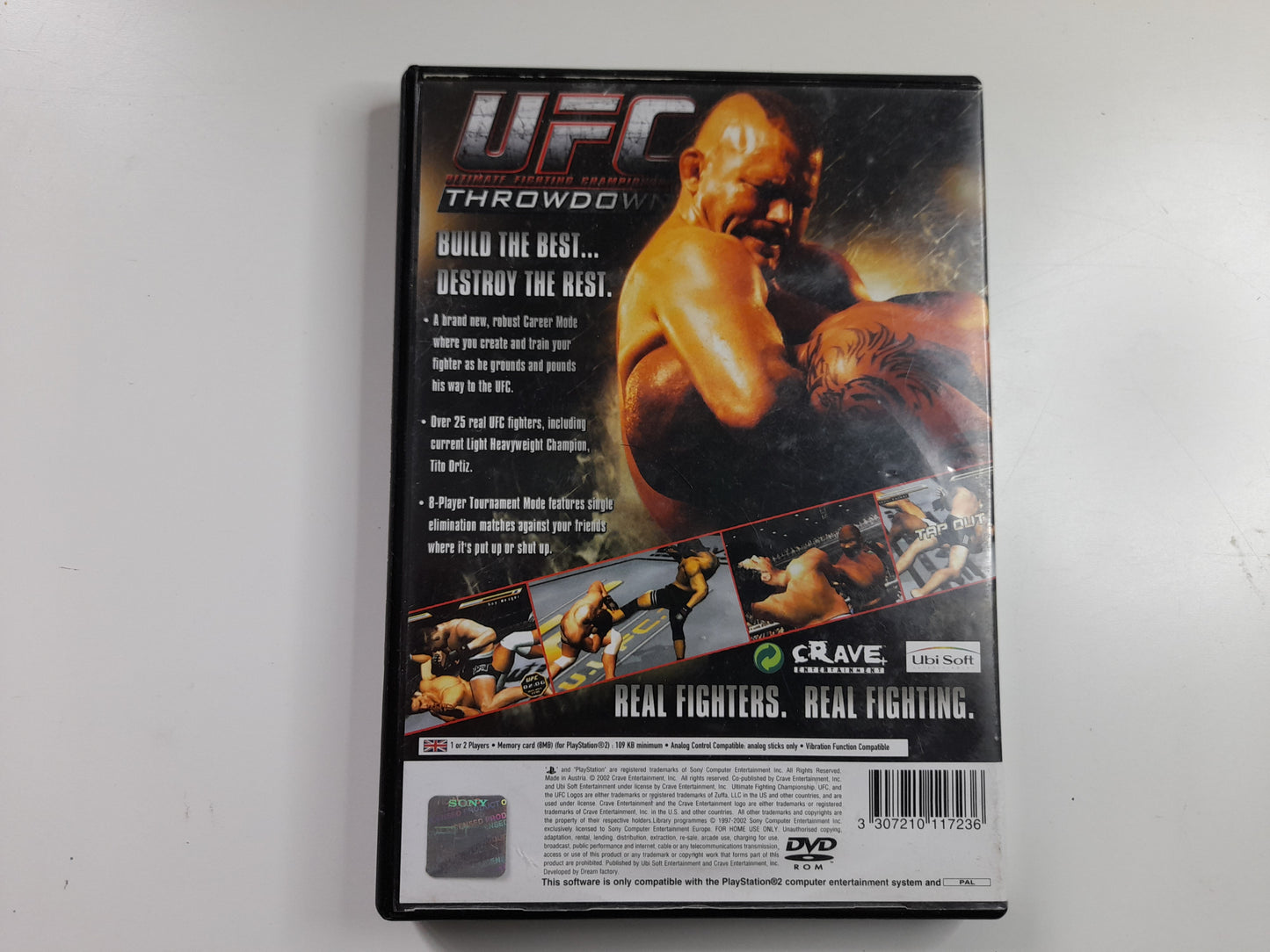 UFC Throwdown - Sony Playstation 2 PS2 Video Game PAL (2002)