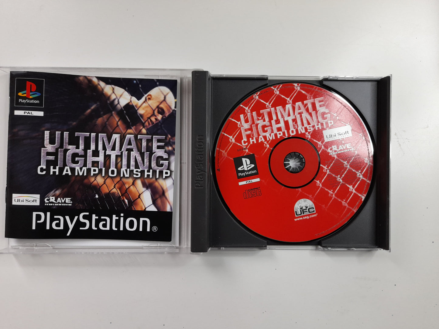 UFC Ultimate Fighting Championship - Sony Playstation 1 PS1 Video Game PAL (2000)