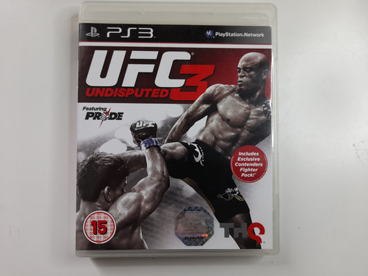 UFC Ultimate Fighting Championship Undisputed 3 - Sony Playstation 3 PS3 Video Game PAL (2009)